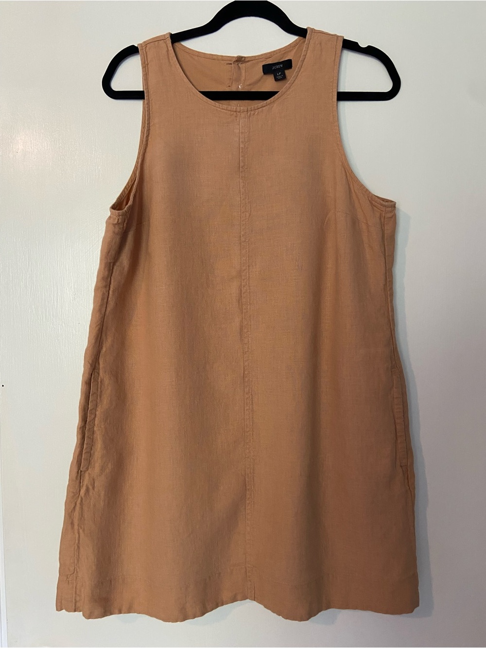 Vintage J. Crew Sleeveless Linen Shift Dress